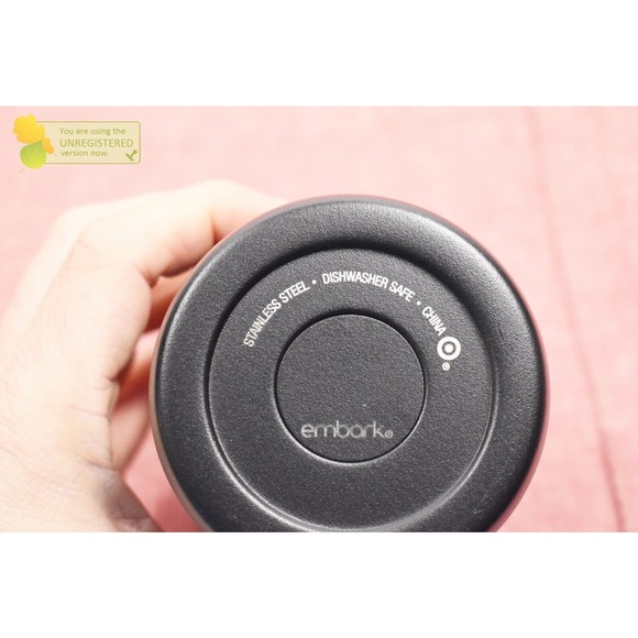 Embark 12oz Stainless Steel 2-in-1 Can Cooler Black - Picture 4 of 5